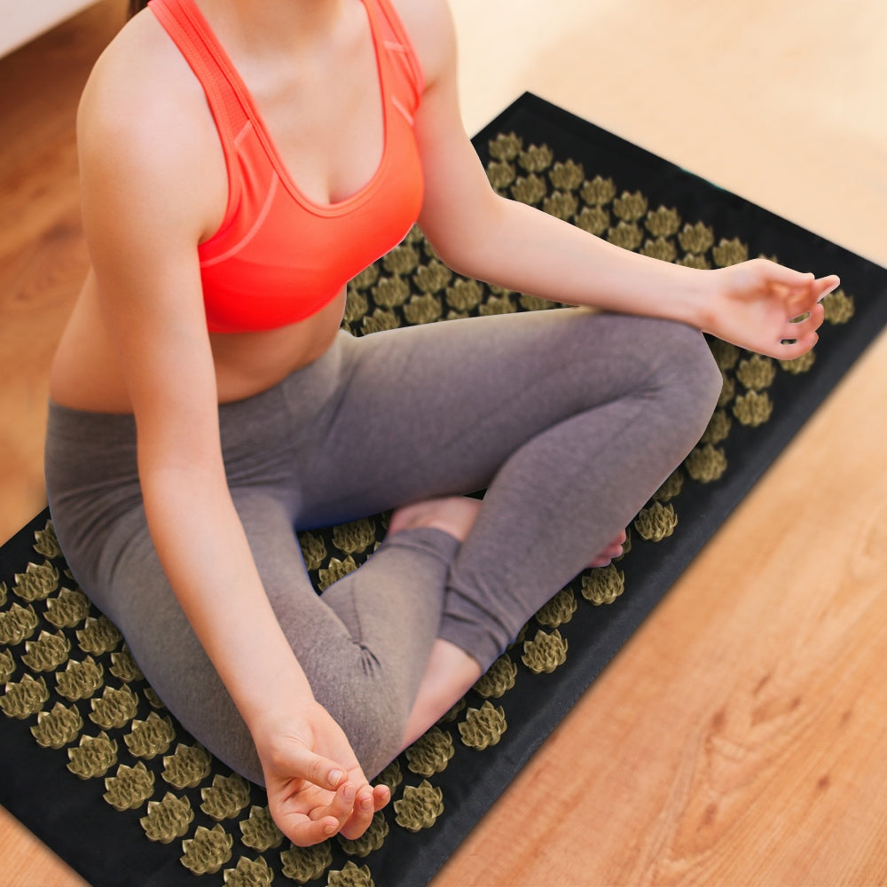 Acupressure Mat + Pillow Set