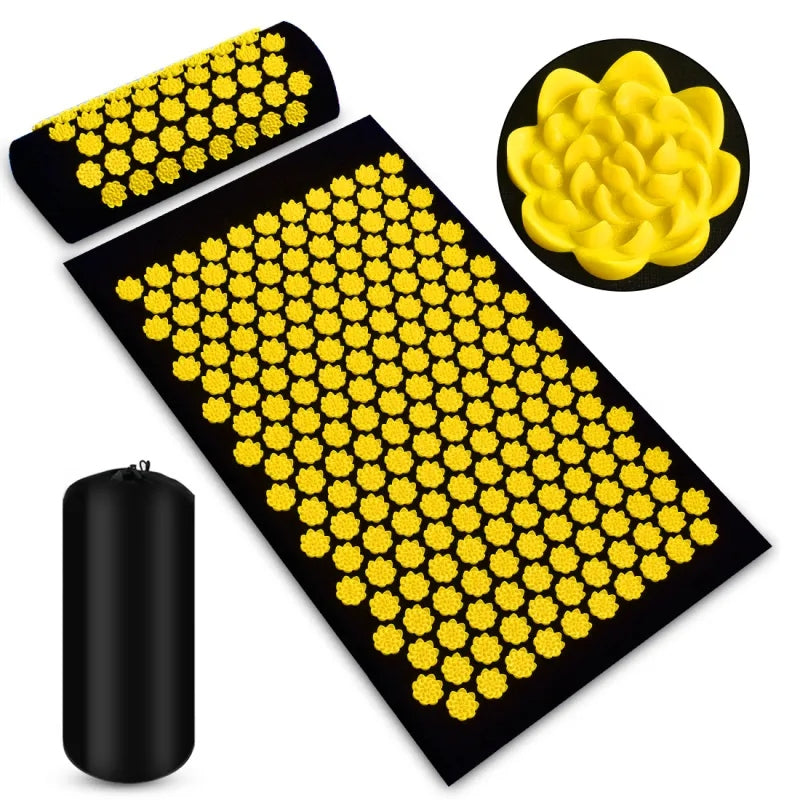 Acupressure Mat + Pillow Set