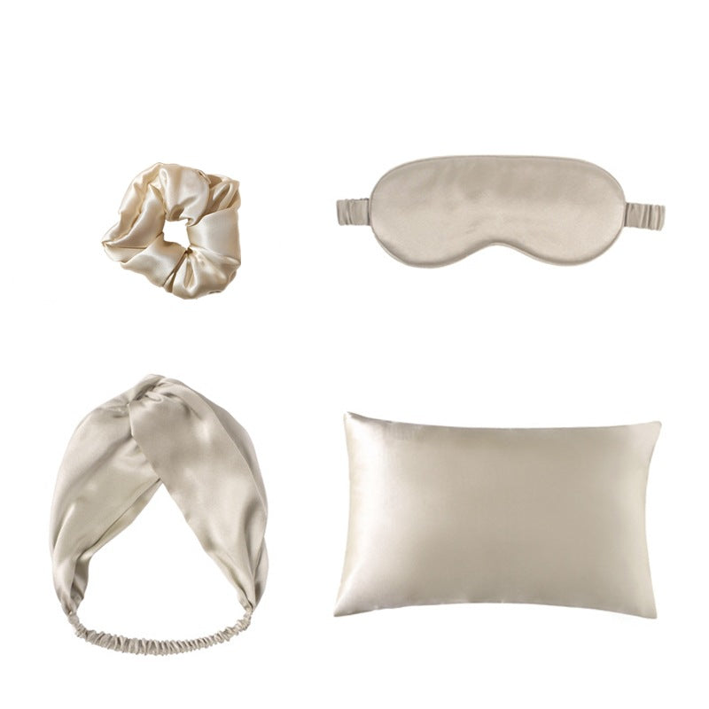 Silk Pillowcase + Eye Mask Set