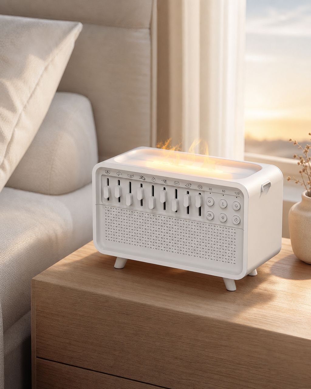White Noise & Diffuser Machine, 2-in-1 Sleep Environment Enhancer