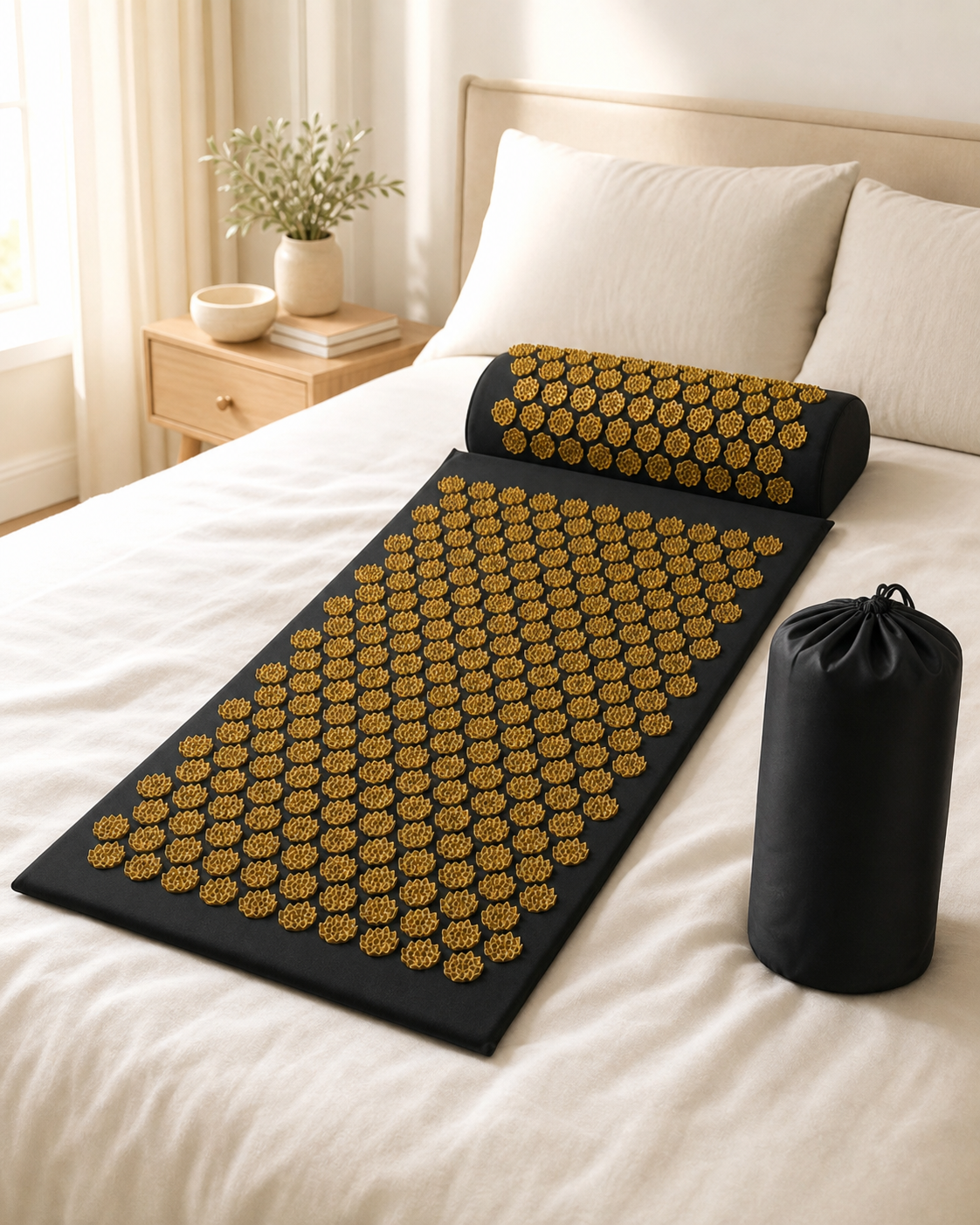 Acupressure Mat + Pillow Set
