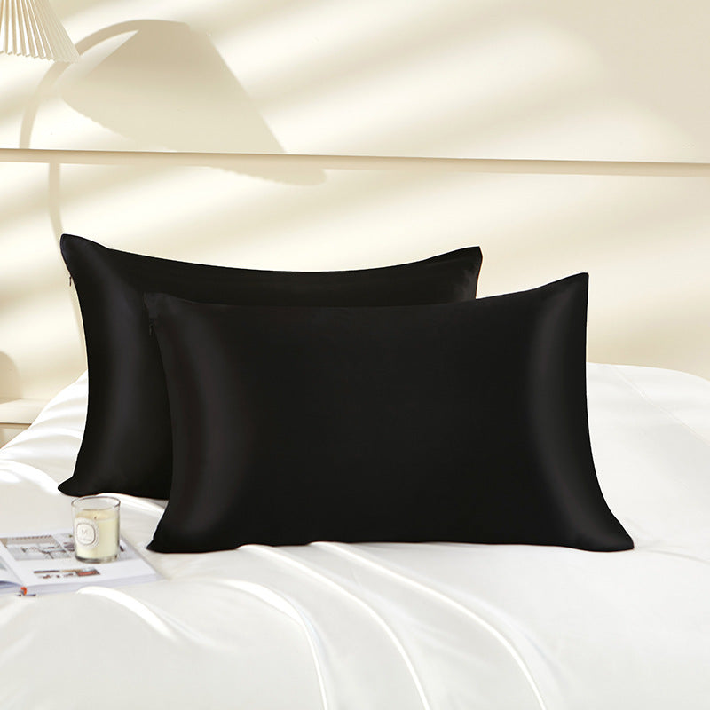 Black Mulberry Silk Pillowcase