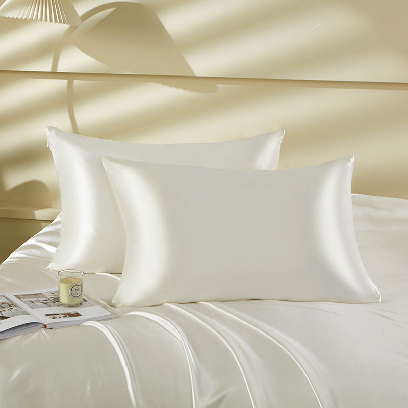 White Mulberry Silk Pillowcase